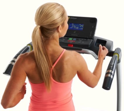 Our Best Priced Folding Treadmill The Lifespan TR12001 Console