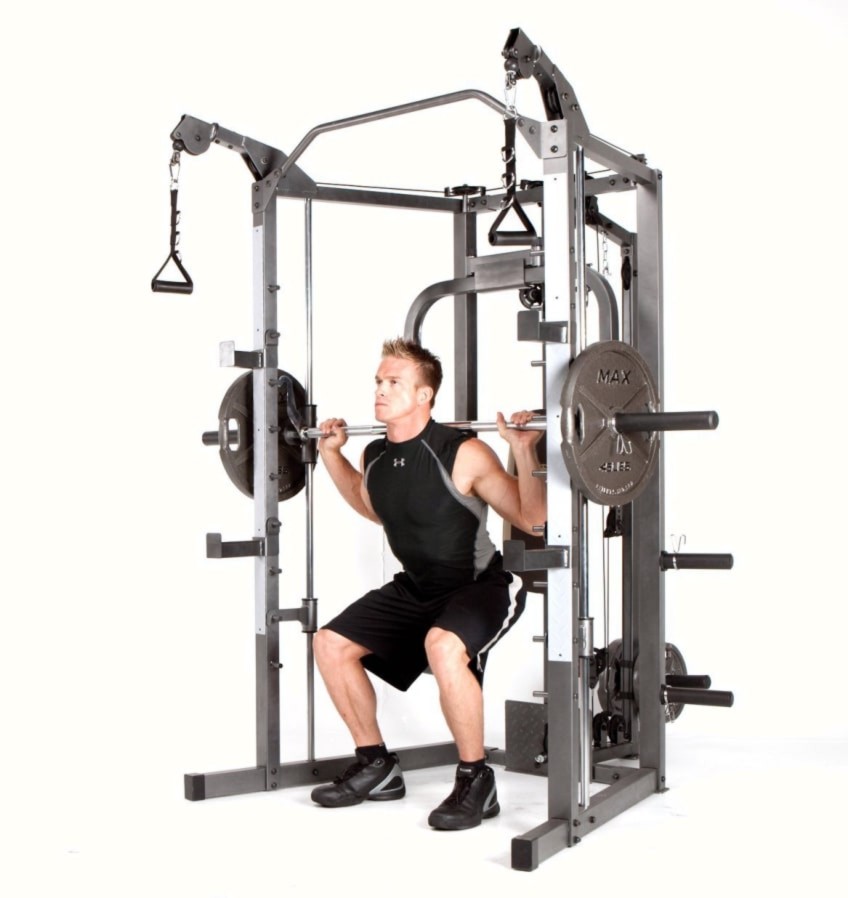 The Weight Bar on The Marcy SM-4008 In This Review